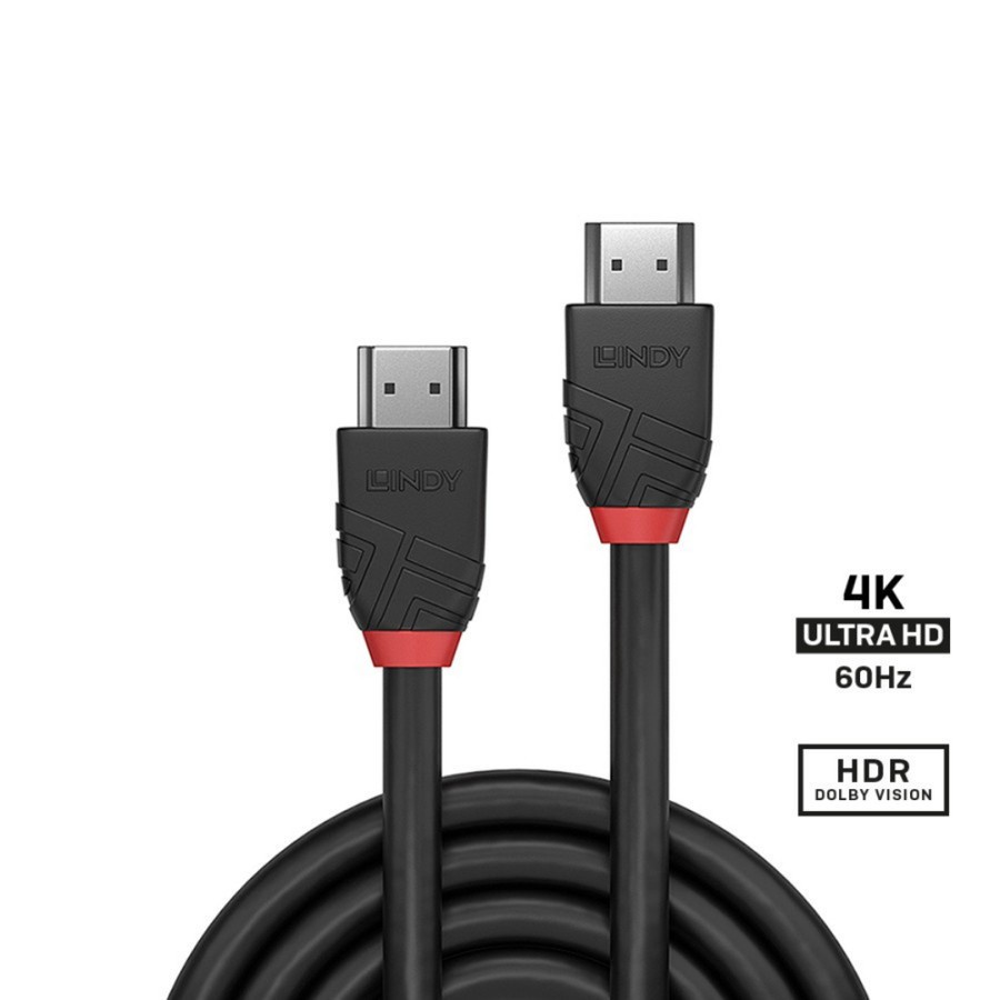 Kabel HDMI LINDY High Speed 4K 60Hz 3D Ultra HD Dolby Cable - 3647x