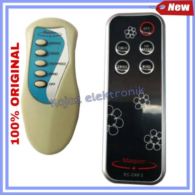 Remote Control Kipas Angin Maspion 100% Original