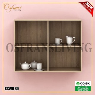 Lemari Dinding Dapur Dahlia KC WU 80 -KHUSUS GOJEK / GOSEND - | Shopee