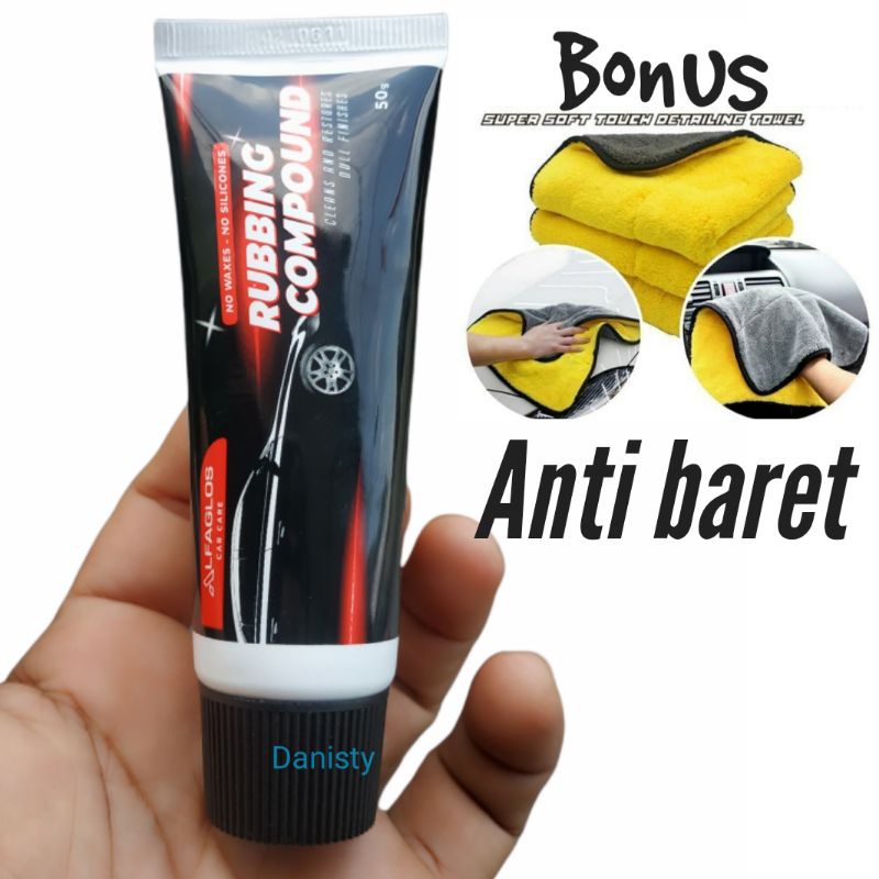 Penghilang Baret Lecet Mobil Compound Body Poles Kompon bonus kain micro