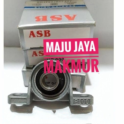 pillow block laher bearing duduk UP 001 as 12 mm merek ASB as 12 mm