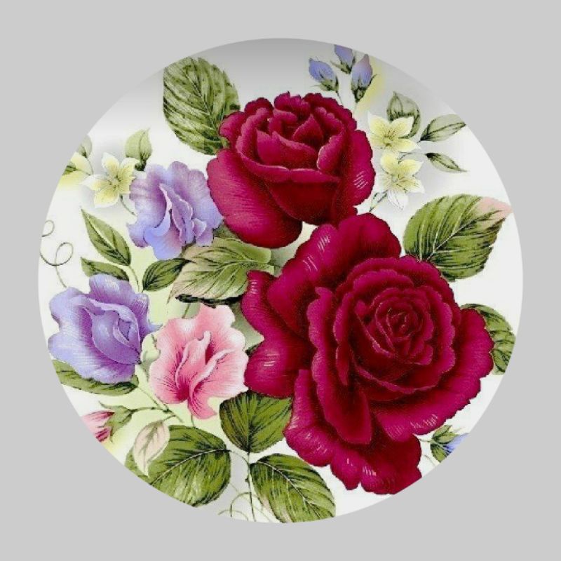 BM05-BROS MAGNET BUNGA /MAGNETIC HIJAB BROOCH 18MM-No. 19