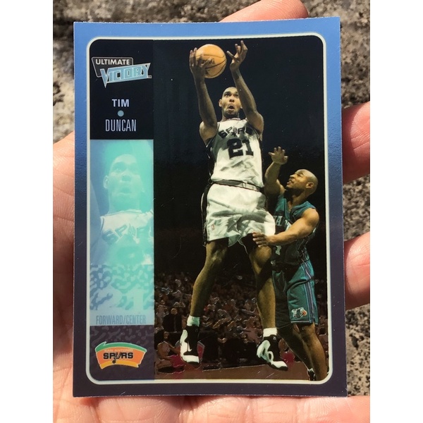 TIM DUNCAN NBA CARD UPPER DECK BASKETBALL ULTIMATE VICTORY 2001