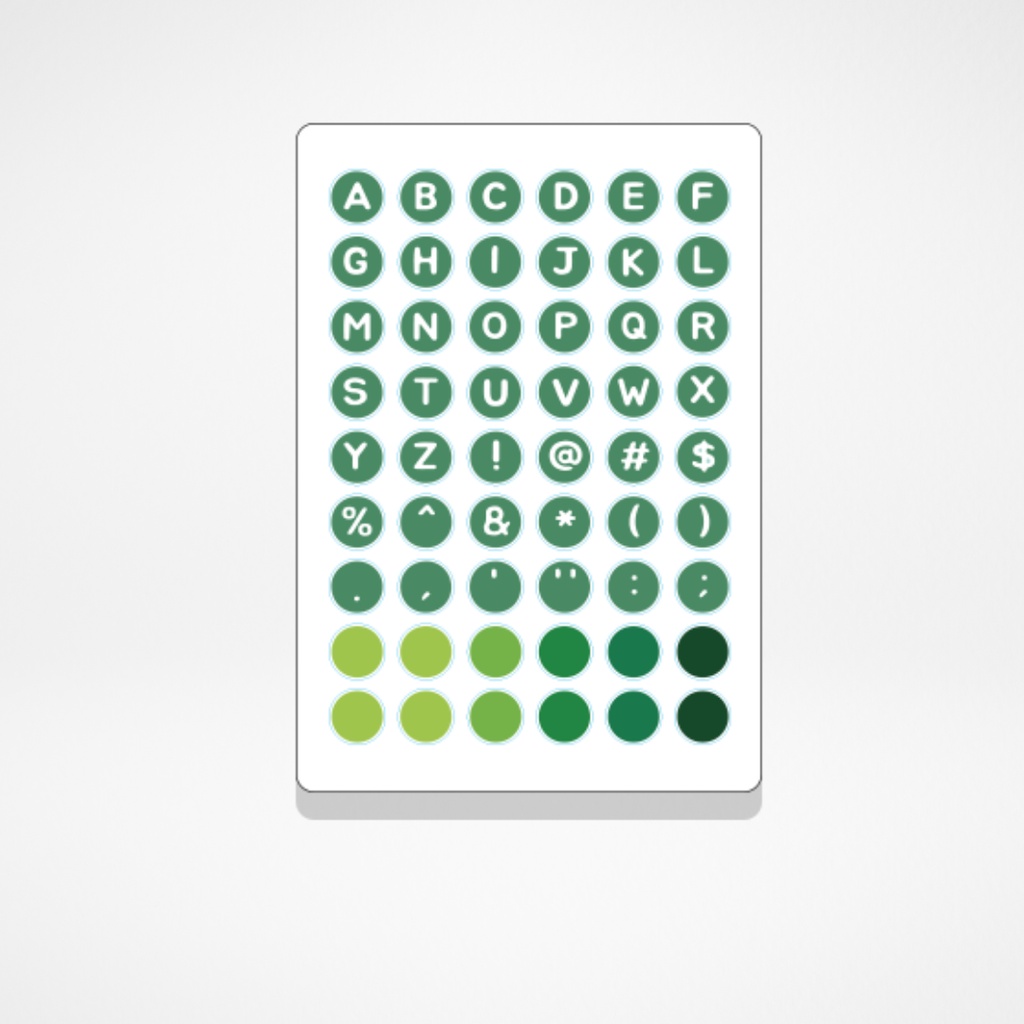 

Sticker Cute Pack Huruf Alpabet 2 For Jounal Planner