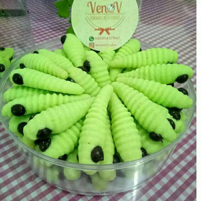 

Kue ulat / Caterpillar Cookies Malang