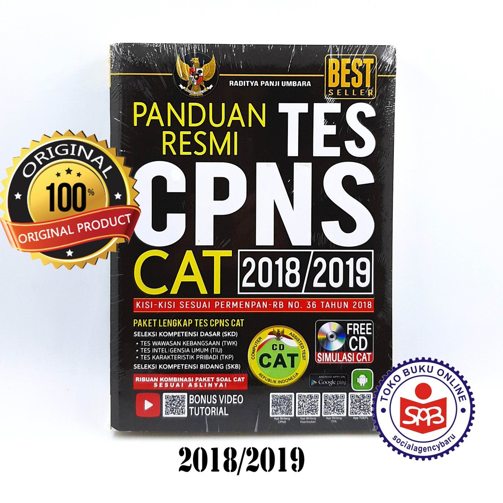 Panduan Resmi Tes Cpns Cat 2018 2019 2021 Raditya Panji Umbara Shopee Indonesia