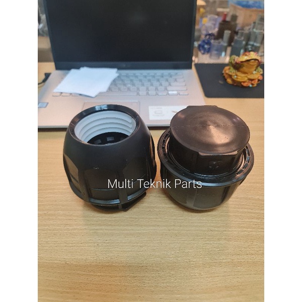 End Cap HDPE 3/4" inch / Tutup Dop Pipa Hdpe 25 mm