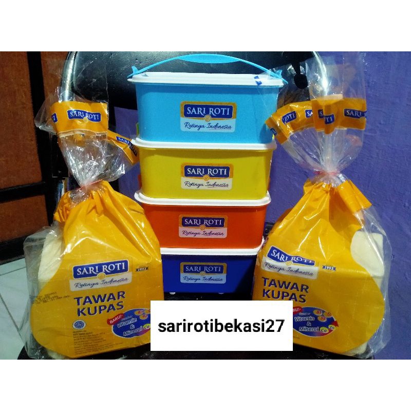 paket sari roti free gift (lunch box 1pcs)