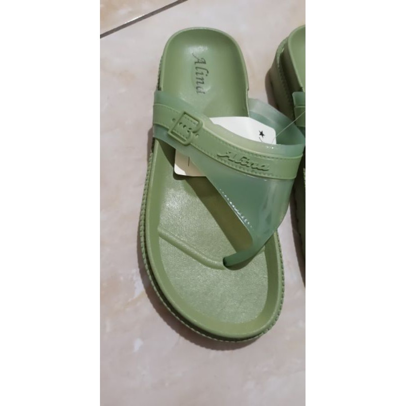 sandal jepit alina/Sandal Wanita Jepit Jelly ALINA