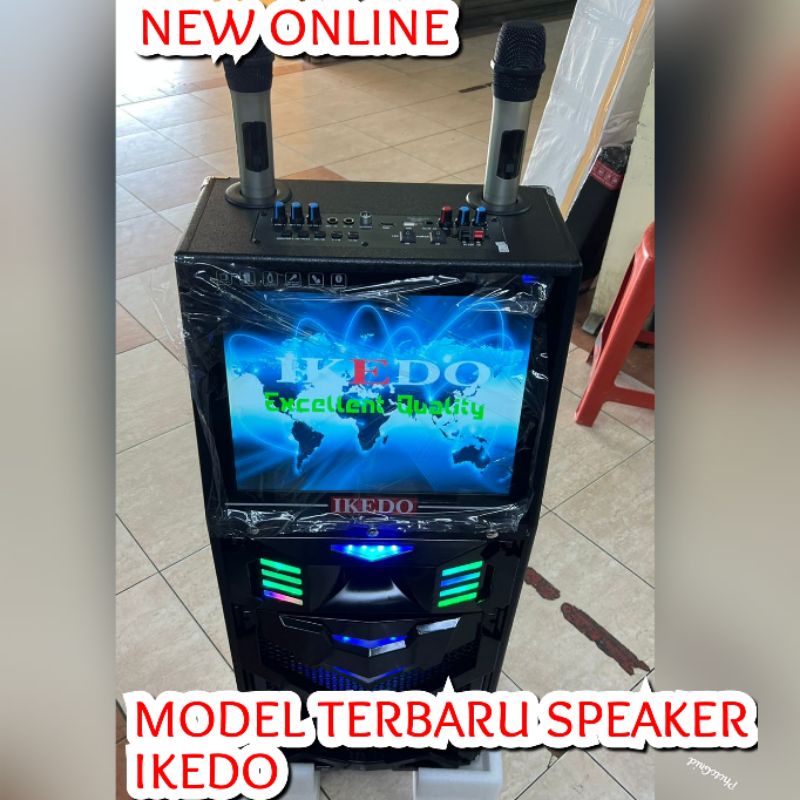 Speaker TV LED 16&quot; IKEDO JD-W13B video karaoke player bluetooth