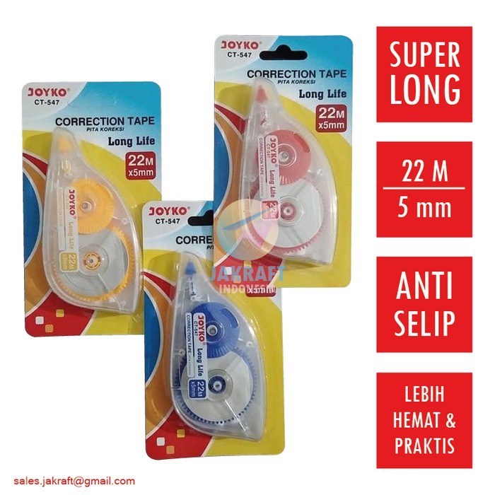 

Tipex Kenko - Refill Tipex Tombow - Correction Tape Tip Ex Pita Joyko Ct-547 Correction Tape (22