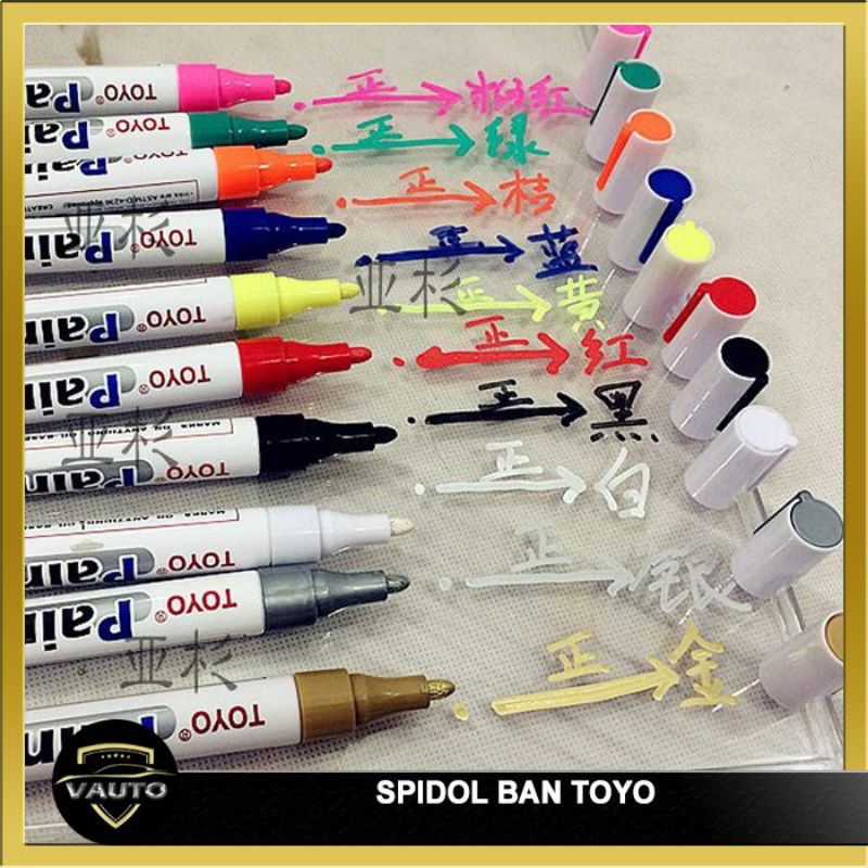 Spidol ban warna putih