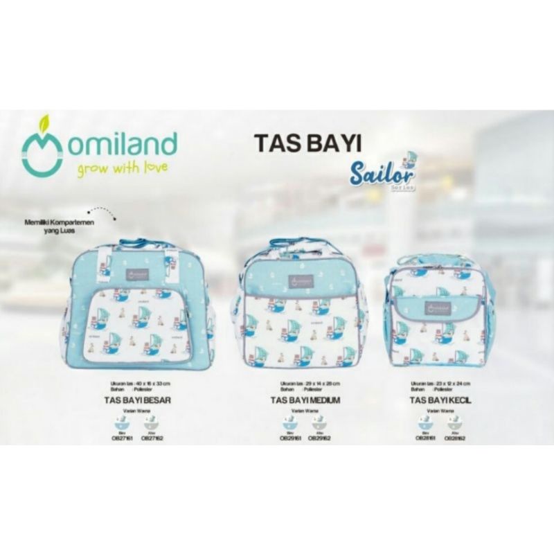 Omiland Tas Bayi Kecil Medium Besar Sailor Series