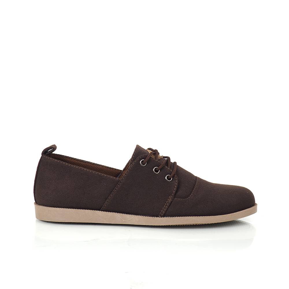 Snap Brown | Sepatu Kets Santai Kasual Laki Pria Cowok Sneakers Footwear | FORIND x GDNS