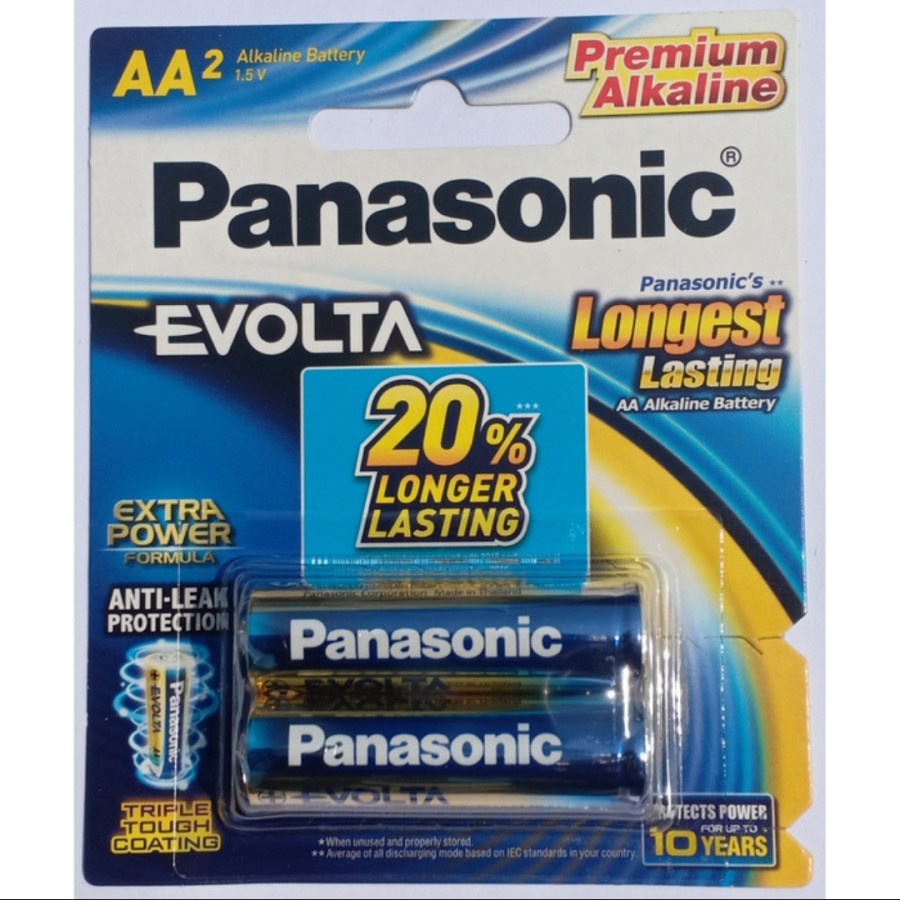 Baterai Batre Alkaline AAA A3 Panasonic Evolta Premium Battery - AAA