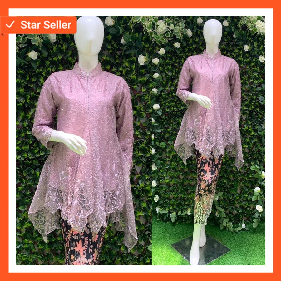 TUNIK ROK BARBIE FASHION WANITA MODEL BRUKAT
