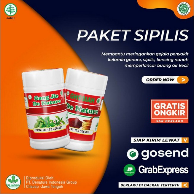 COD ✅🆗 GANG JIE GHO SIAH - OBAT SIPILIS - GONORE - RAJA SINGA - KENCING NANAH