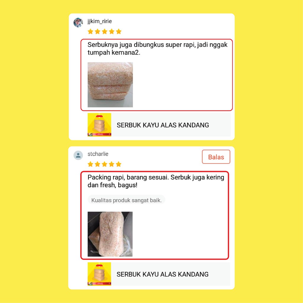 SERBUK KAYU ALAS KANDANG