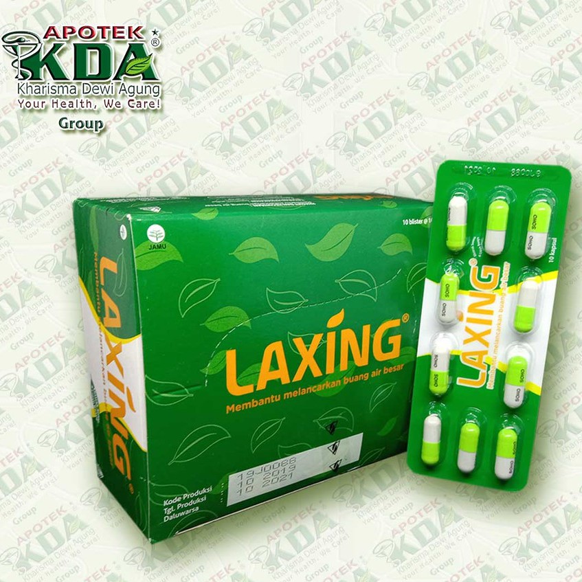 Jual Laxing Obat Melancarkan Buang Air Besar Isi 10 Kapsul Shopee