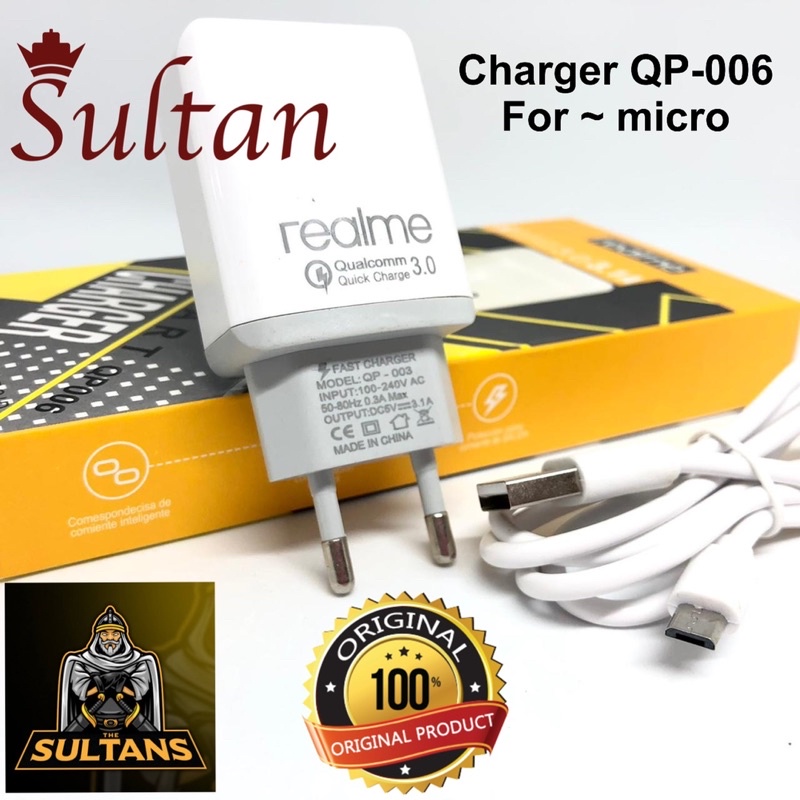 PROMO CHARGER QP006 TC SMART POWER SAMSUNG OPPO VIVO REALME XIAOMI