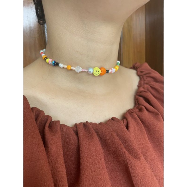 Smile Choker Beads