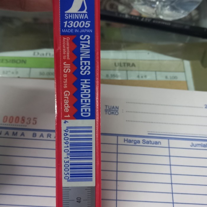 

Dijual Ruller Shinwa 15Cm / Penggaris Stainles Steel 15Cm Biru Promo