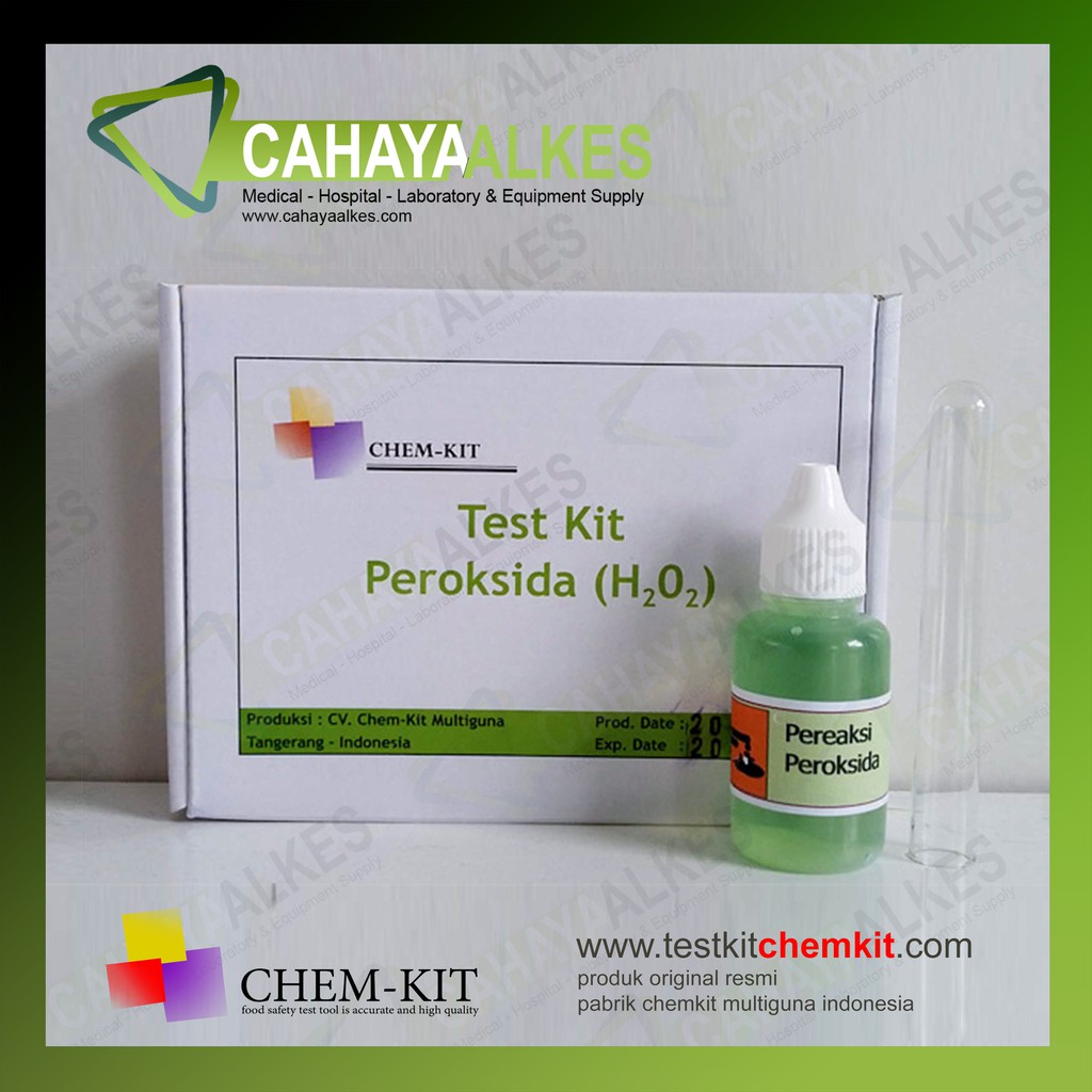 Alat Test Kit Uji Peroksida Chemkit | Tes Peroxide H2O2 Akurat ( Pabrik Produksi )
