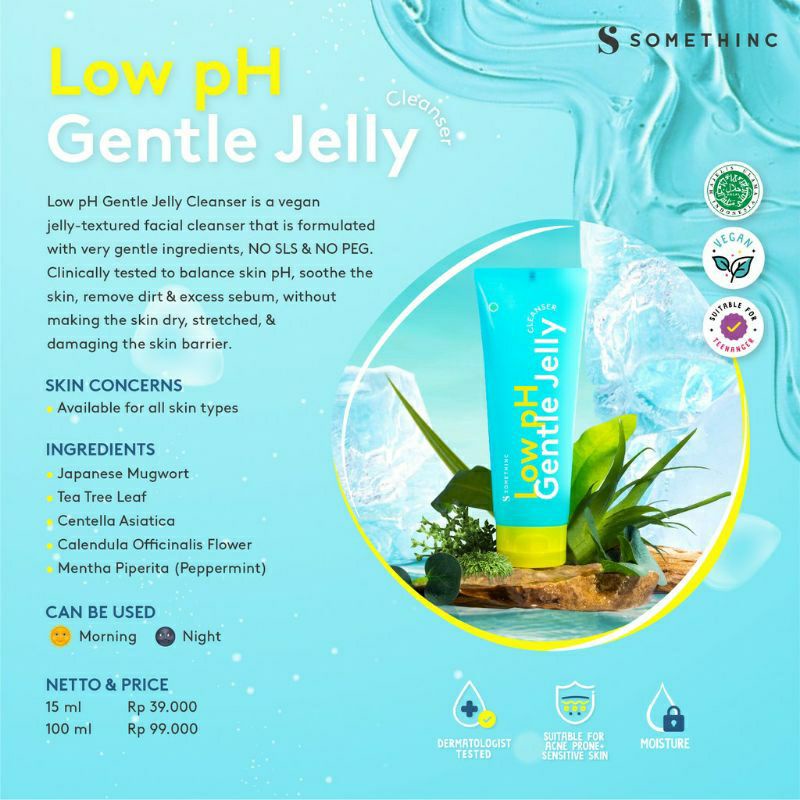 SOMETHINC Low pH Gentle Jelly Cleanser 15mL 100mL