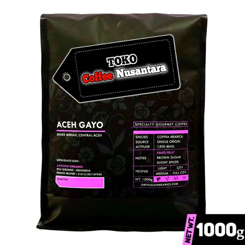 

Kopi Arabika 1 KG Aceh Gayo | Coffee Nusantara