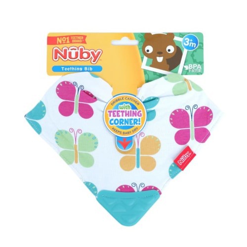 Nuby Bandana BIB w/ Teethering Corner