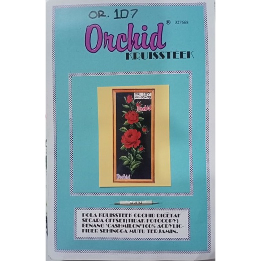 Paket Kristik Mawar Orchid 107 DIY