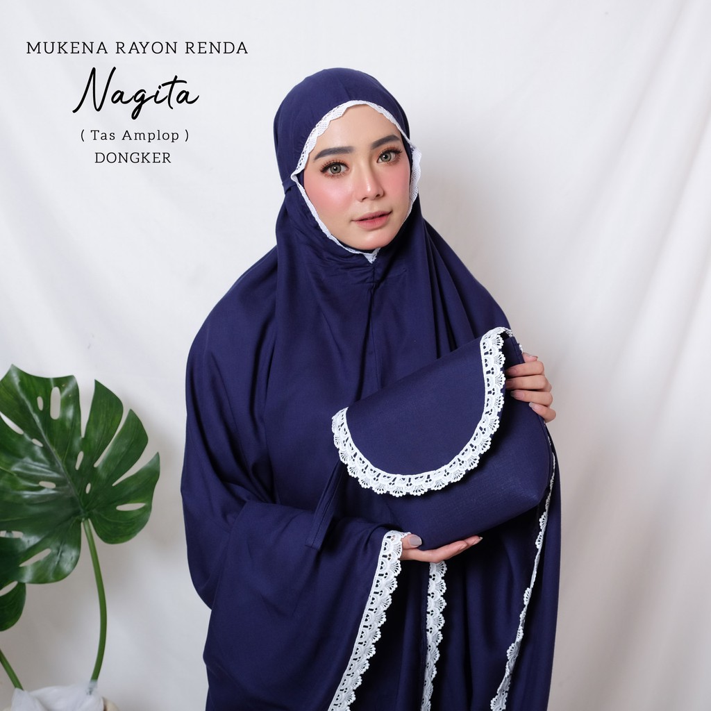 MUKENA BALI TASIK - MUKENA DEWASA RENDA RAYON NAGITA