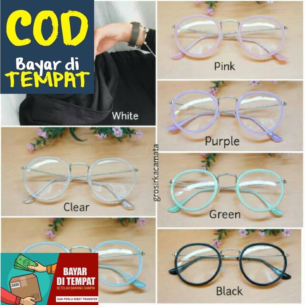 YE 903 KACAMATA OVAL KOREA HARGA GROSIR Sultan