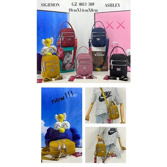 Tas selempang Sighmon GZ 8013-50/51 Terbaru. Tas Wanita Tas Slempang Wanita Tas Sighmon Kanvas Terbaru Bisa bayar ditempat.!!!