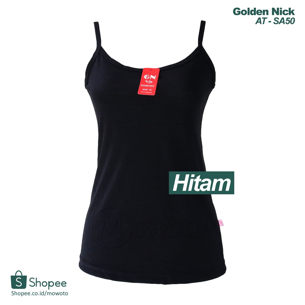 Tanktop Golden Nick Tali KECIL SA50 / Pakaian Dalam Wanita Singlet Tangtop KECIL - Mowoto-3