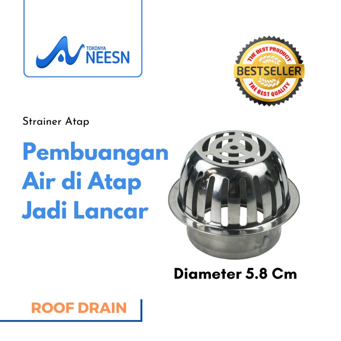 Floor Drain roof drain Strainer Saringan Got Kamar Mandi Anti Bau