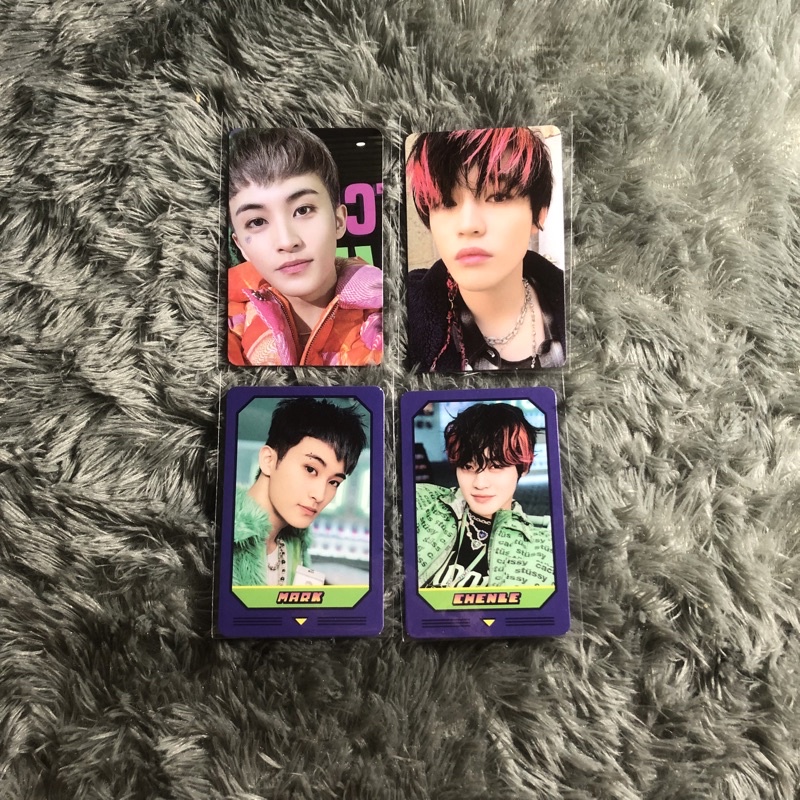 pc chenle mark set matching game card glimo glitch mode photocard nct