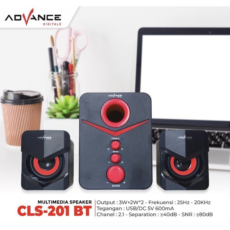 Speaker Bluetooth Advance CLS201BT / CLS-201BT Mutimedia