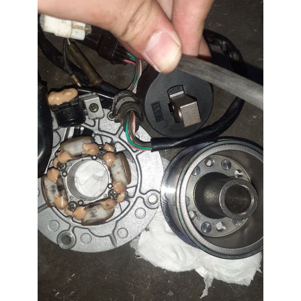 pengapian fullset yamaha yz 250 2tak garputala original copotan