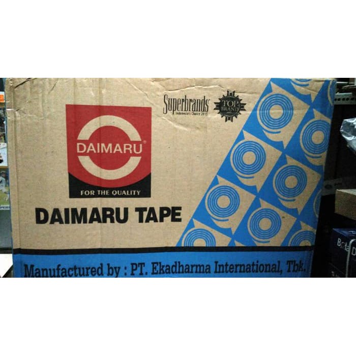 

Stok Ready Lakban Daimaru 90 Yard OPP Tape 1 Dus Go Kilat Bandung Murah