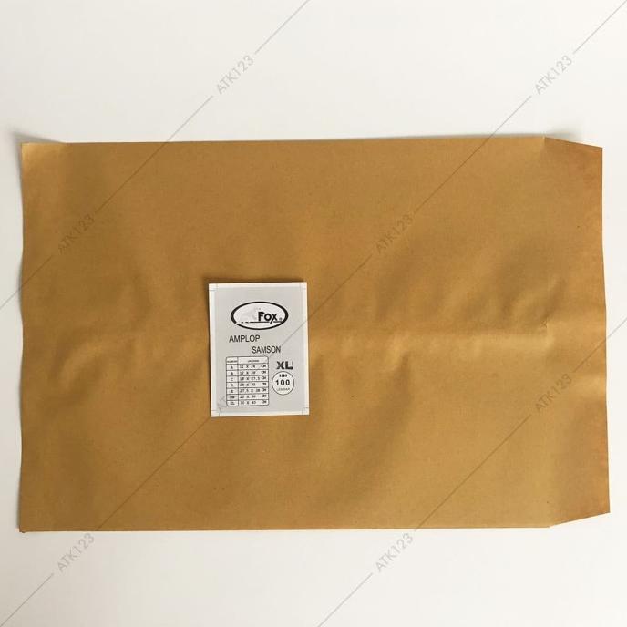 

Amplop Coklat / Samson Fox Xl (Super Map) Isi 100 Buah