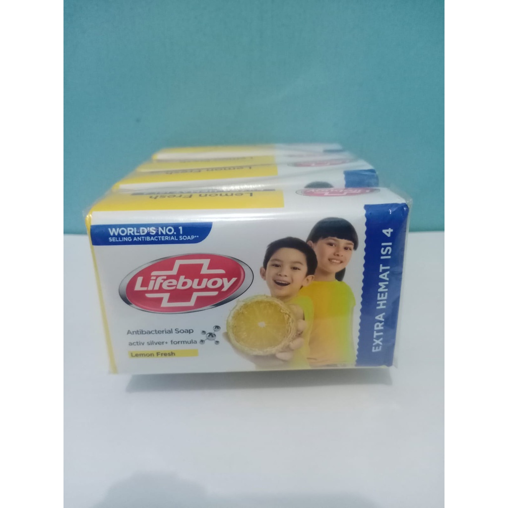 Lifebuoy sabun batang 110gr paket isi 4 pcs