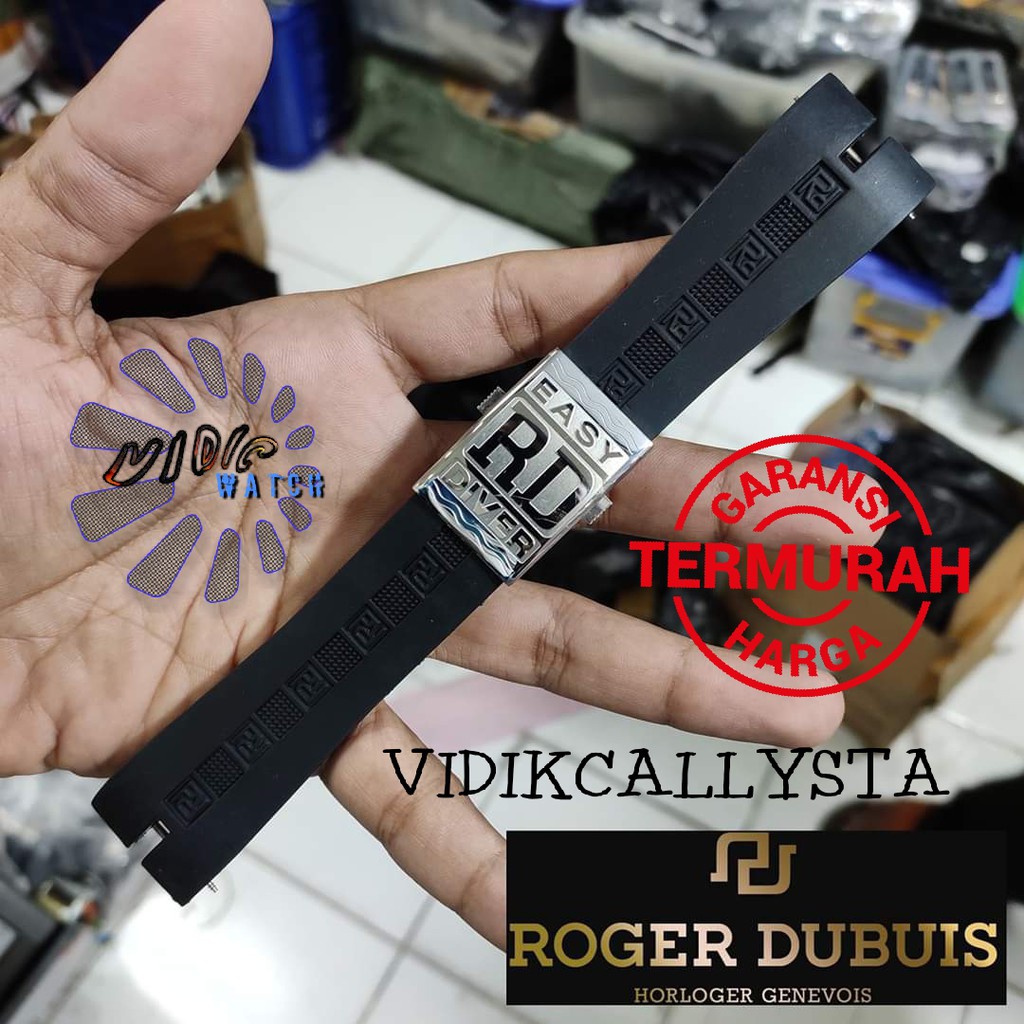 Strap watch Rubber Roger dubuis Rogerdubuis Easy Diver Tali RD 26MM