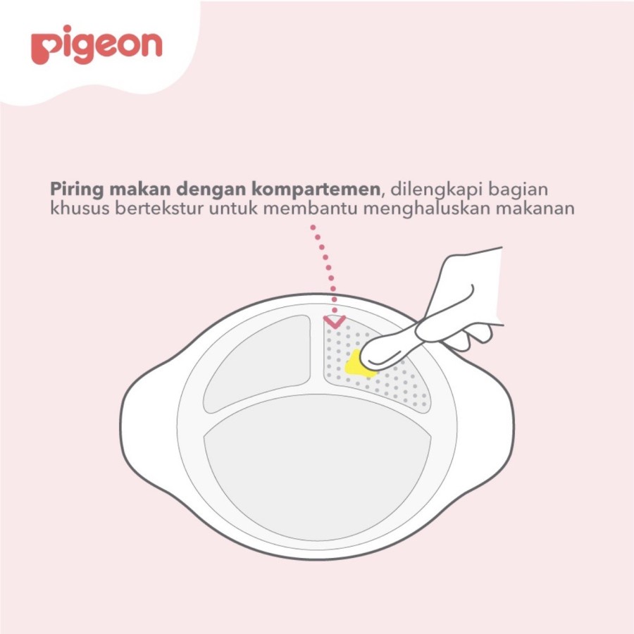 PIGEON Feeding Set with Training Cup | Perlengkapan Makan Minum Bayi