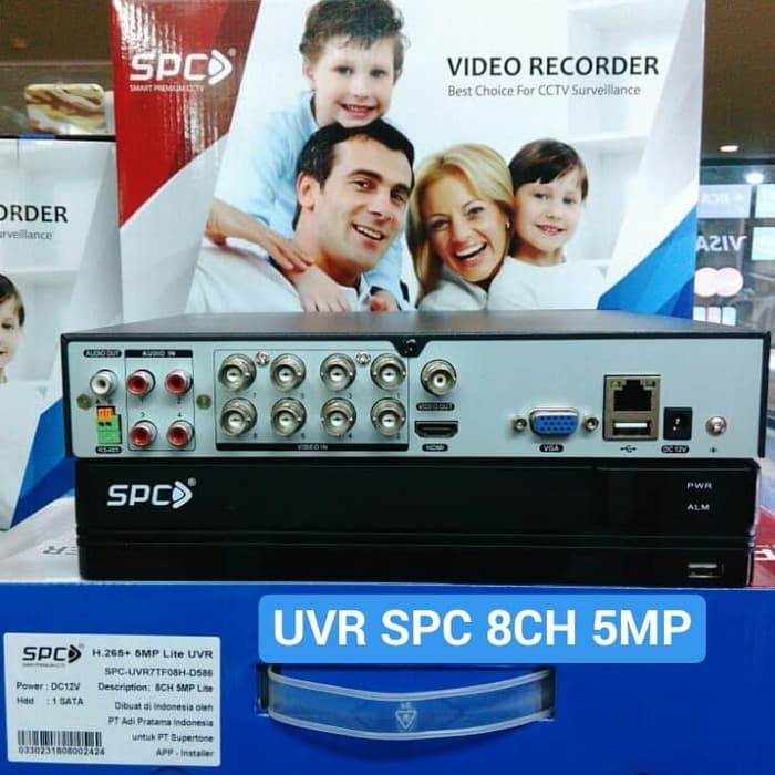 UVR 8CH SPC-UVR7TF08EH-D58A 265 5MP