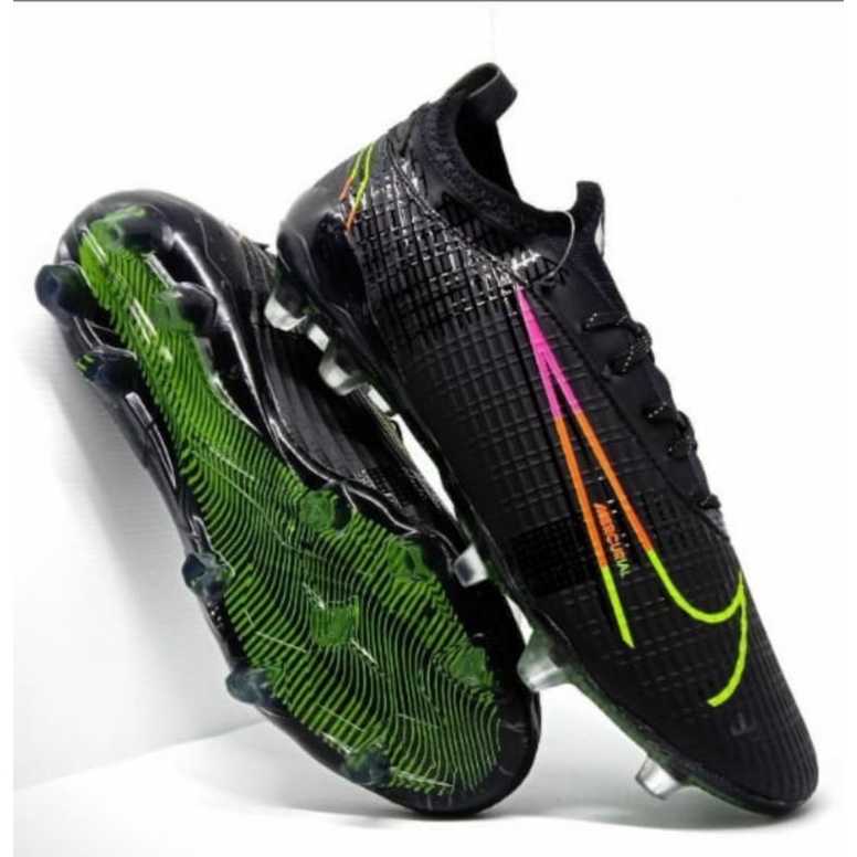 SEPATU BOLA SEMI BOOTS NIKE MERCURIAL FREE KAOS KAKI-Hitam