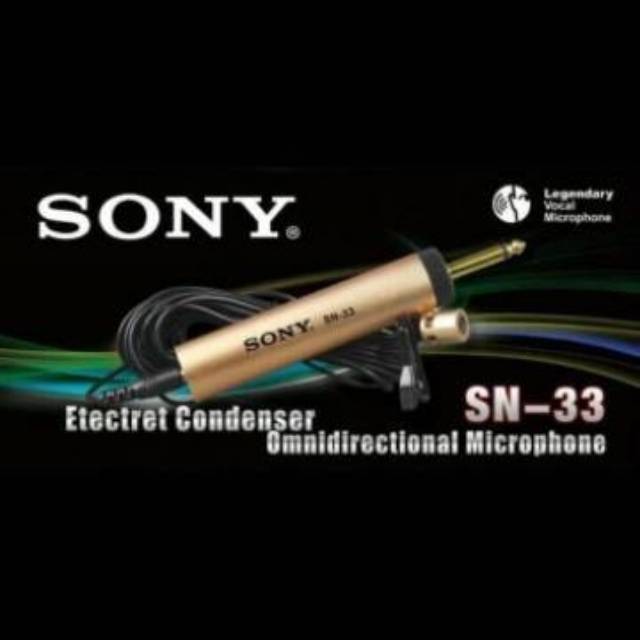 Mic clip on jepit sony SN-33 mik cocok buat imam