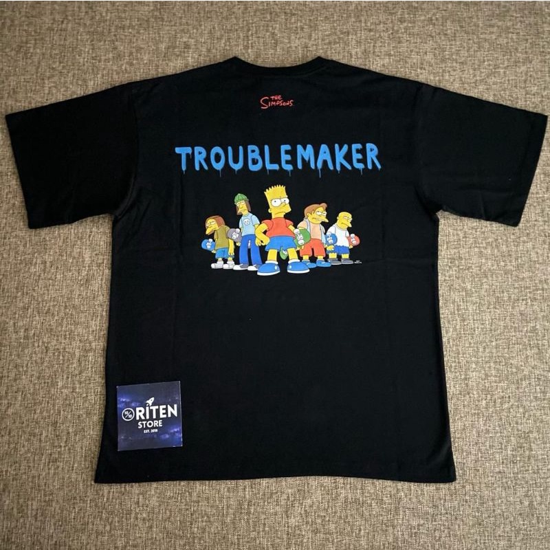 ADLV x Simpsons Troublemaker Tee Black Original