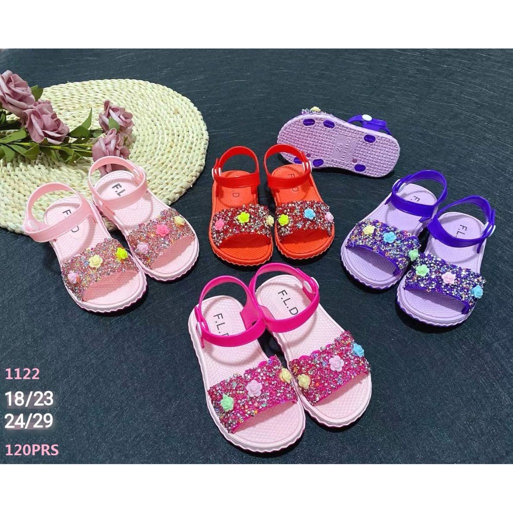 TOKOERS LDJ-1122 Sandal Jelly Anak Perempuan, Sandal Anak Import Umur 1 2 3 tahun