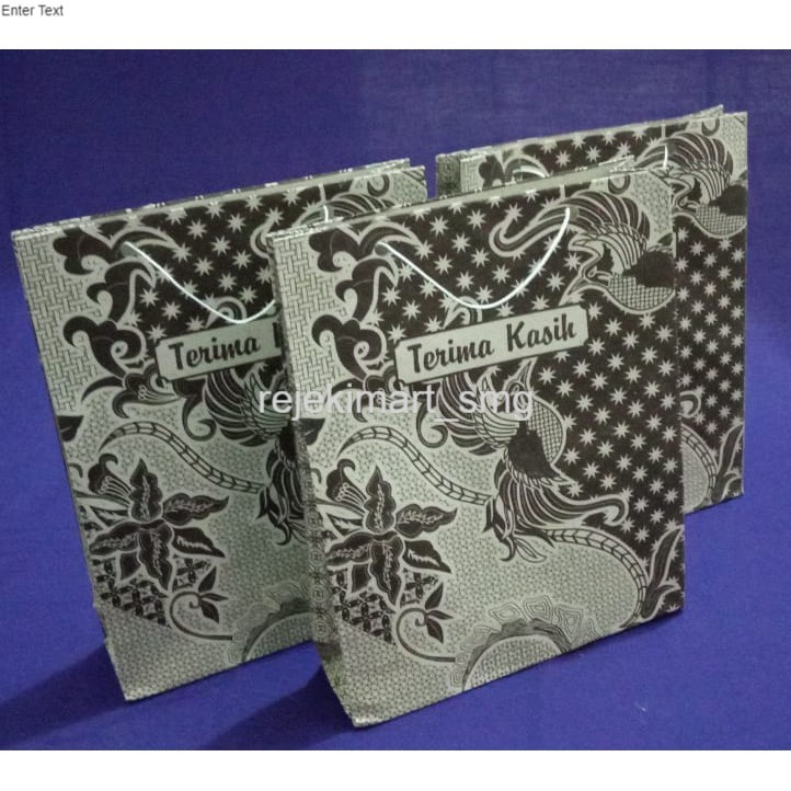 

TERBAGUS!!! Paperbag/Tas Kertas Batik Uk ( 18x 16 )